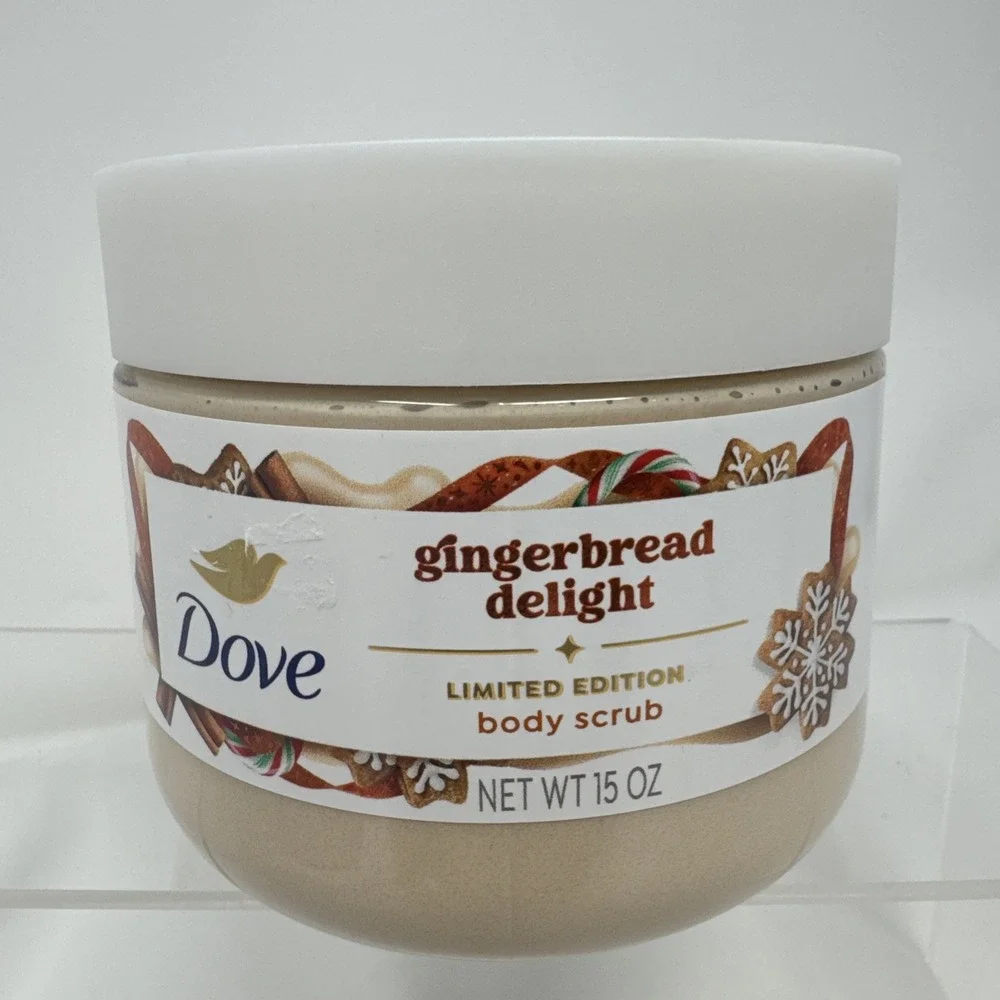4X Dove Gingerbread Delight Body Scrub Limited Edition Christmas , 15 Oz Ea.‎